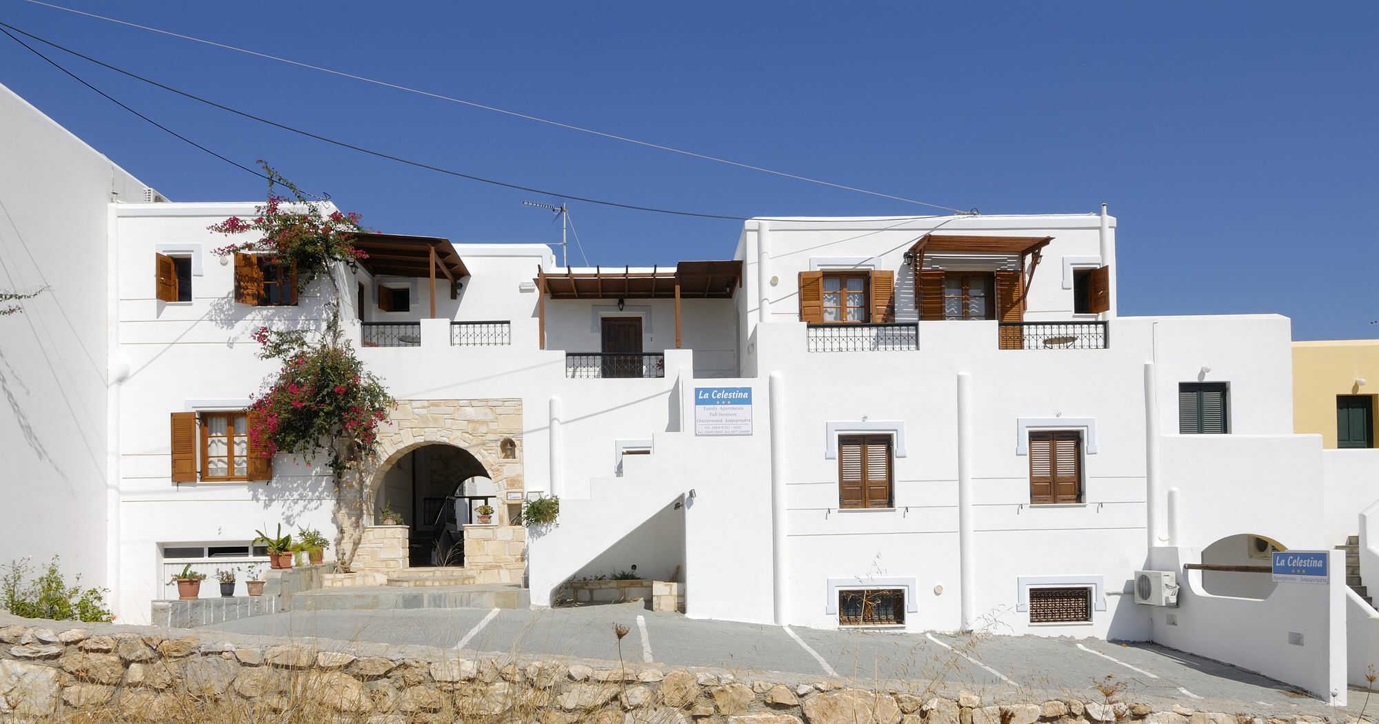 La Celestina Apartments Náousa Buitenkant foto