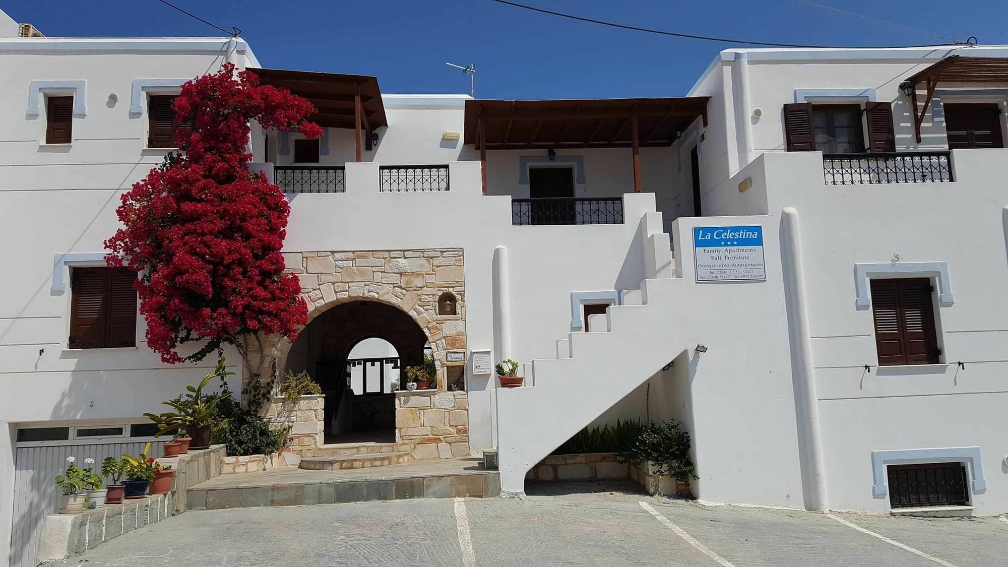 La Celestina Apartments Náousa Buitenkant foto